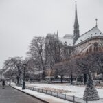 Europe Paris snow